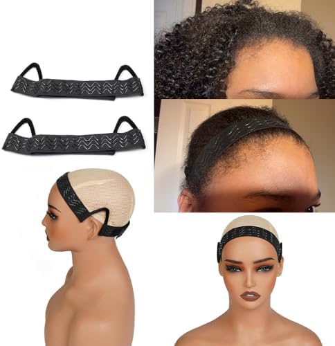 2Pcs Wig Grip Elastic Band For Lace Front Ear Free Non Slip Wig Bands - Image 2