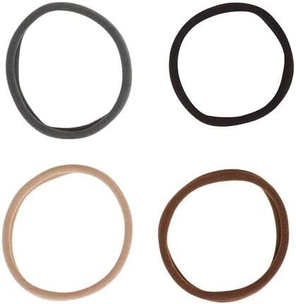Goody Hair Accessories Kit, Everyday Essentials for Women - 51 PC Neutral Color Set for All Types - Ouchless Damage-Free Ties, SlideProof Claw Clips, Snap Clips, Scrunchies, Tanglefix Brush - Image 4