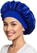 Satin Bonnet – Sleep Bonnet for Women and Men Curly Hair, Braids, and Natural Hairstyles (1pck) by EssentialAura