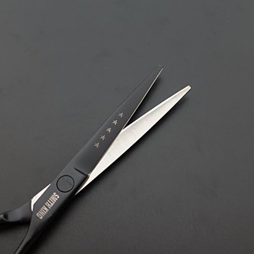 6.0 Inches Professional hair cutting thinning scissors set with razor (Black) - Image 4