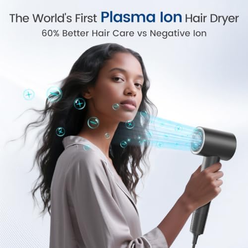 Hair Dryer with Diffuser, 180,000 RPM High Speed Blow Dryer with Diffuser - Image 3