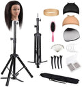 Heavy Duty Wig Stand Tripod, 55" Mannequin Head Stand Tripod for Styling by Unknown