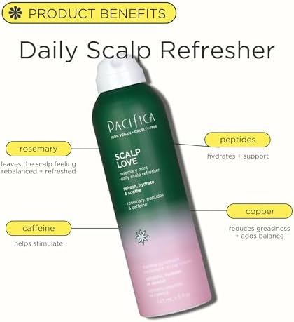 Pacifica Scalp Care Set – Rosemary Mint Daily Scalp Refresher, Detoxifying Serum & Clarifying Scalp Massager for Healthy, Hydrated Scalp, Vegan & Cruelty-Free - Image 6