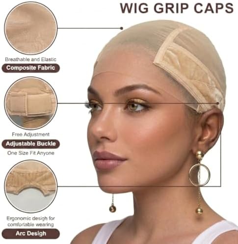 Lace Wig Grip Cap for Glueless Wig with 4x5 Transparent Lace - Image 4