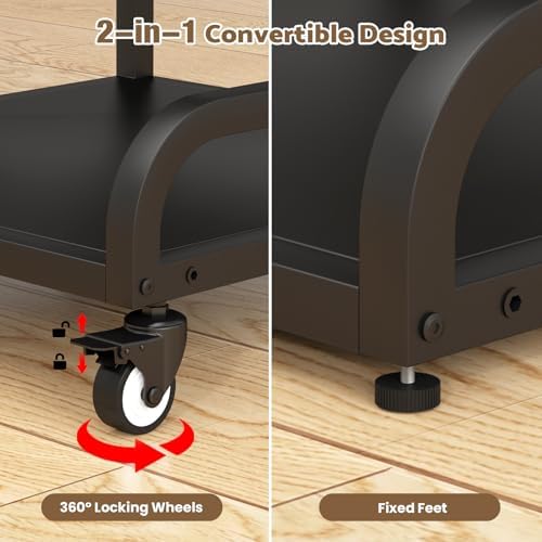 Adjustable Pedicure Foot Rest with PU Cushion, Mobile Cart & Storage - Image 5