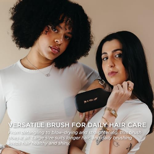 Denman Gentle Paddle Hairbrush for Comfortable Detangling, Blowdrying and Styling - Image 5