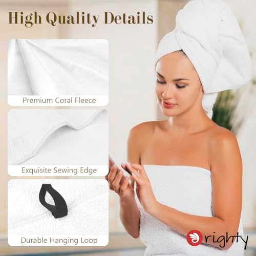 Orighty Bath Towels, Soft Feel Bath Towel, 2 Pack (27'' x 54'') - Image 3