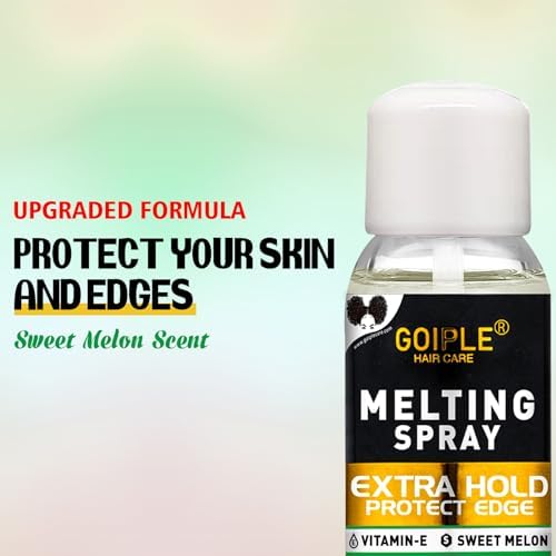 3.4 fl oz Lace Melting and Holding Spray Glue-Less Hair Adhesive for Wigs, Extra Hold Lace Melting Spray Adhesive Wig Spray for Closure Wigs Extensions, Wig Melting Spray Strong Natural Forming Hold - Image 4