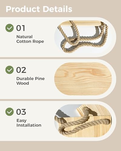 Bamworld Hanging Shelves 8Tiers Plant Hanger Indoor Window Plant Shelves - Image 5