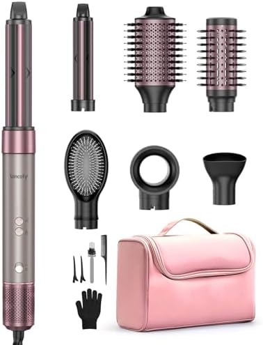 Vincofy 7 in1 Hair Styler Dryer Brush Set,1500W Hair Styler with Travel Bag by Unknown