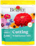 Burpee Wildflower Seeds Cutting Mix | 25,000 Bulk Seeds, Multi, 1 Bag | 15 Varieties of Non-GMO Flowers | Perennial Wildflower Mix | Covers 1,000 Sq. Ft. by Burpee