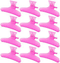 Ondder Rose Red Butterfly Hair Claws Clamps for Sectioning, Coloring, and Styling - Pro Salon Hair Accessories for Women, Girls, Men by Ondder