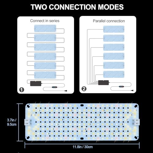 6Pack Ultra-Thin Panel Grow Lights for Seed Starting Greenhouse - Image 2