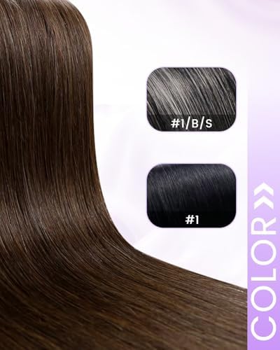 LaaVoo Clip In Hair Extensions, Thick Double Weft, 18 Inch - Image 5