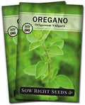 Sow Right Seeds - Oregano Seed for Planting a Perennial Herb Garden 2pk by SowRightSeeds