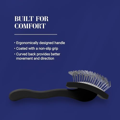 Chris Christensen Baby K Dog Slicker Brush, Groom Like a Professional, Fluff Detangle Style, Saves Time Energy, Black, Small - Image 6