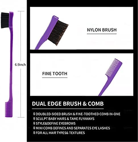 Goiple 3-Piece Styling Comb Set for Women - Purple - Image 2