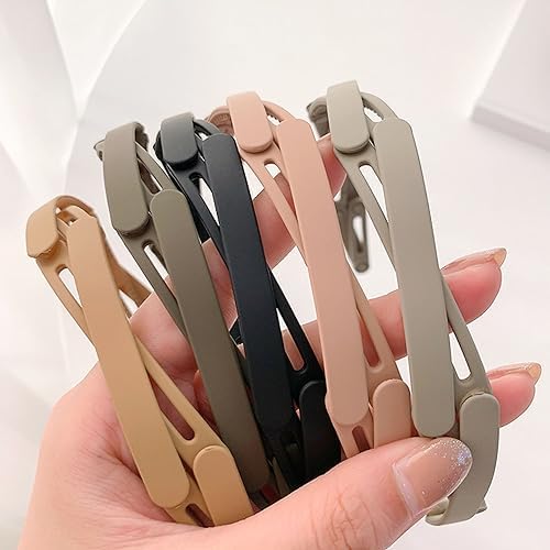 3Pcs+1 Retractable Pocket Headband, No Slip Foldable Hairband with Teeth, Fashion Portable Adjustable Hair Hoop with 1 Plastic Storage Bag for Washing Makeup Travel Outdoor-2Pink1White1Organizer - Image 6