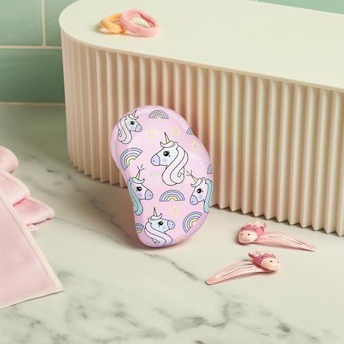 Tangle Teezer Original Detangler Mini Hair Brush for Kids, Unicorn Magic - Image 6