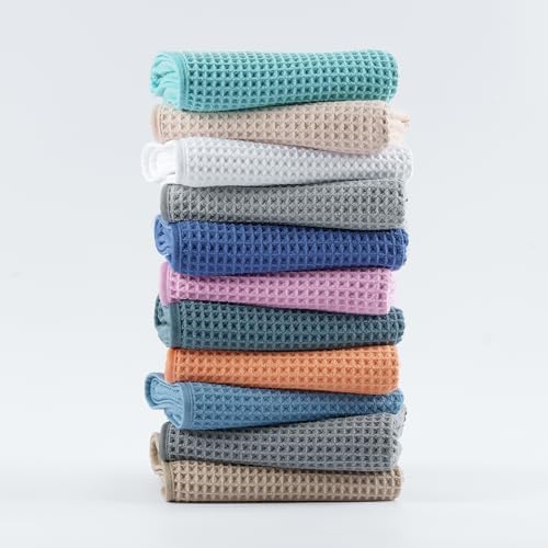 MICROFI New Microfiber Waffle Bath Towels, 3 Pieces, Oversized, Soft, Absorbent, Fast Drying, Lint Free, Includes Bath, Face and Hand Towels 430 GSM - Image 6