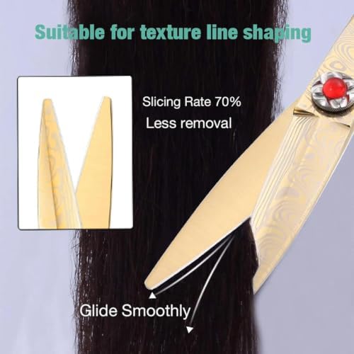 JASON Hair Cutting Scissors Shears - 6" Professional Salon Barber Slide Cut - Image 5