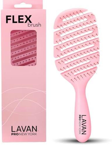 Flex Detangling Hair Brush (BABY PINK) by Unknown