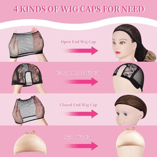 63In Wig Stand Tripod with 22In Head, Mannequin Head for Wig Making Display - Image 6