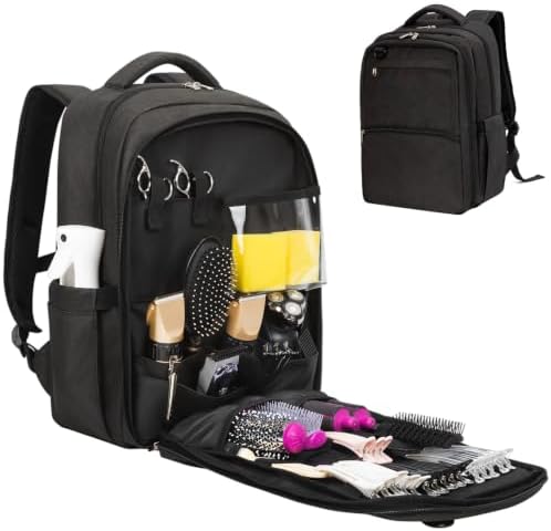 GDNasist Barber Supplies Bag,Portable Barber Backpack with Insulated Pocket by GDNasist