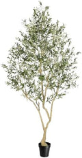 LYERSE Faux Olive Tree 9ft - Artificial Olive Tree Indoor for Home Decor by Home