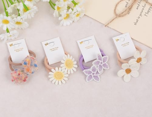 30pcs 1.2 Inches Baby Hair Ties with Bows Elastics Ponytail Holders Bows Tiny Rubber Ribbon Hair Bands For Girls Infants Hair Accessories - Image 5