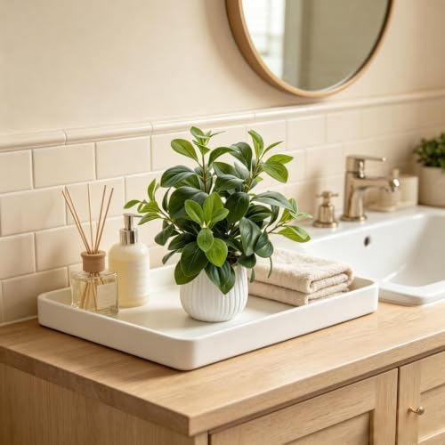 AlphaAcc Small Fake Plants Indoor for Office Bathroom Shelf Decor - Image 5