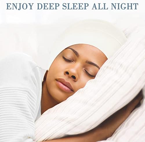 Fittia Satin Lined Sleep Bonnet, Adjustable Non-Slip Cap For Locs, Medium - Image 3