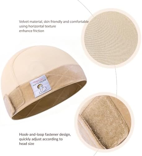 Velvet Non Slip Wig Grip Cap for Women, Modal Cotton, 1 Pack - Image 3