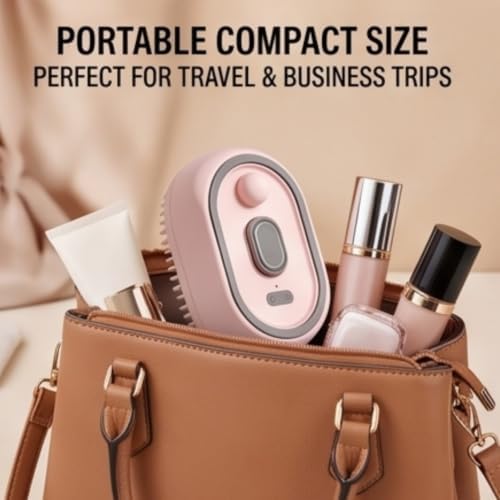 Electric Spray Air Cushion Massage Comb, Hair Brush with Water Spray, Rechargeable Anti-Static Hair Brush with Fine Mist Spray and Red Light Scalp Massage, Wet Dry Hair Styling for Women Men（1） - Image 4