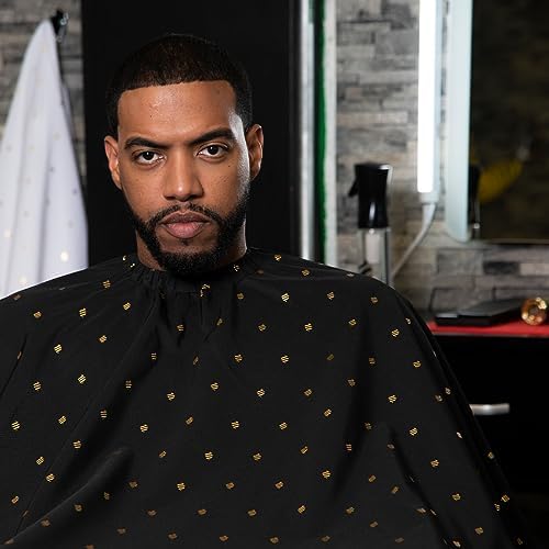 Barber Strong The Barber Cape Haircut Cover for Men, Hair Repelling and Static-Reducing Material, Water Resistant Fabric - Image 2