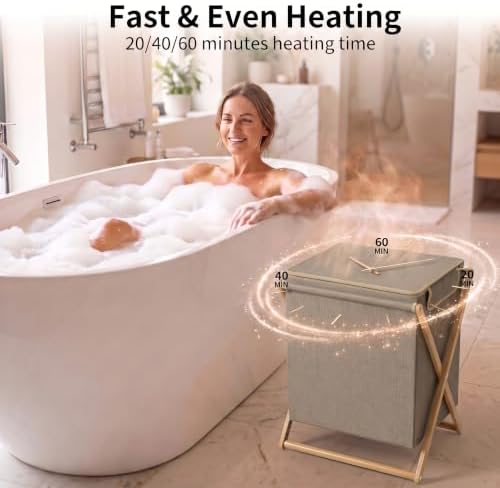 Foldable Towel Warmer, 40L Extra Large Capaticy, Saving Space - Image 6
