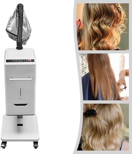 Professional Nano Hair Steamer and Hair Color Processor, Smart Touch Control Anion Hair Repair and Hair Care Instrument for Low-Temperature Perm, Steam Dyeing, Salon Spa Steam Hair Care with Caps 500W - Image 5