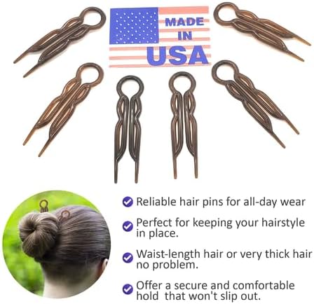Good Hair Days Magic-Grip Hairpins, 10 Styling Updo U-Pins for Strong Hold - Image 6