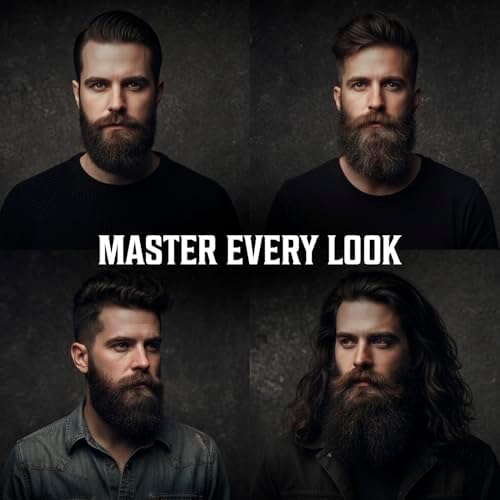 Viking Revolution Professional Hair Styling Combs for Men - 6 Piece Set - Image 3