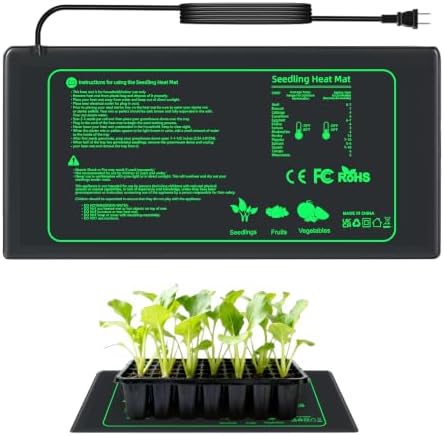 10"X20.75" Seedling Heat Mat Waterproof Plant Germination Heat Pad by Unknown