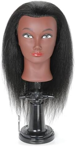 FUTAI Strong Grip Suction Cup Mannequin Head Stand Adjustable Wig Holder with Stable Vacuum Base Perfect for Hairdresser Tabletop Styling Braiding Practice Salon Display Fits All Styrofoam Foam Canvas Heads - Image 2