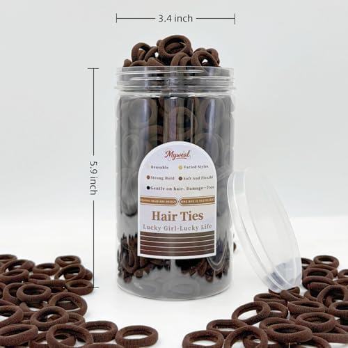 500PCS Baby Hair Ties No Damage, Toddlers Hair Bands for Little Girls Kids - Image 2