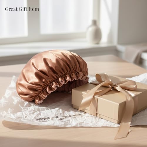 Silk Satin Hair Bonnet for Sleeping Reversible - Image 3