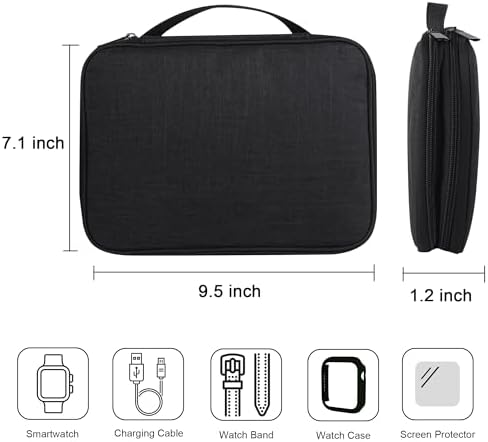 16+16 Pack Band and Case Compatible with Apple Watch Band 46mm 45mm 44mm 42mm 41mm 40mm for Women Men, Watch Band Organizer, Screen Protector Case for iWatch Series 11 10 9 8 7 6 5 4 SE - Image 6