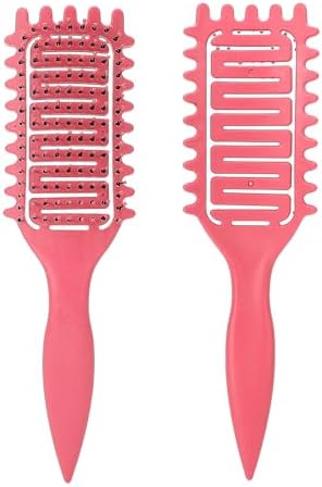 Boar Bristle Vented Curly Hair Brush for Shaping and Defining Curls in Women by AROX+MATI
