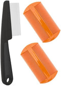 Dandruff Comb Removal Steel Fine Tooth Scalp Detox Hair Care Tool 3PC by EHBELIF