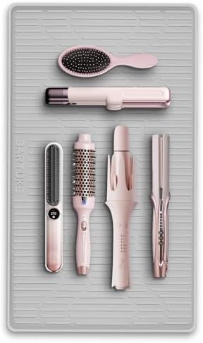 Lorvain 24" x 17" Oversize Silicone Heat Resistant Mat for Hair Tools by Lorvain