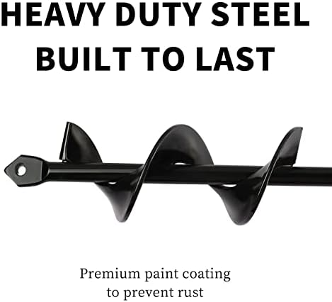 Garden Auger Drill Bit for Planting – 1.6x9 Inch Garden Auger,Rapid Planter Bulb & Bedding Plant Auger for 3/8" Hex Drive Drill – Ideal Bulb Planter Tool for Tulips - Image 3