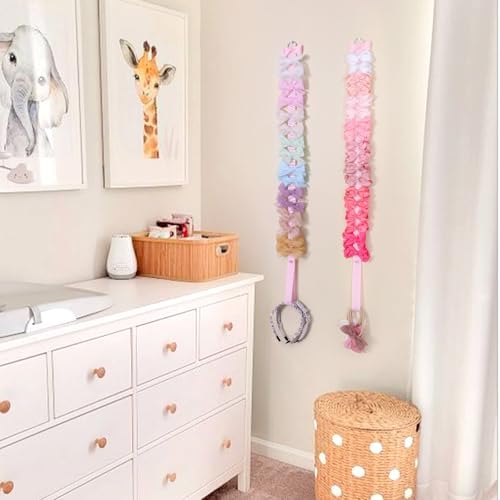 POVETIRE 6PCS Bow Holder Bows Organizer for Girls Hair Clips Storage - Image 5