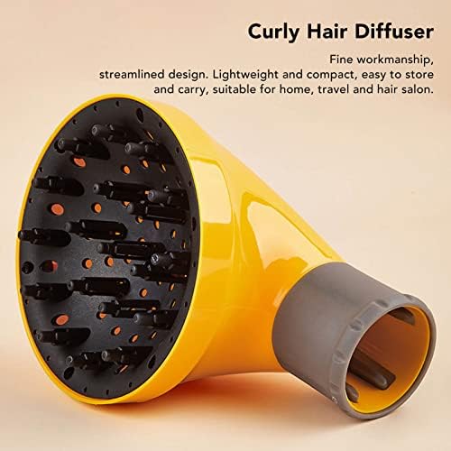 Hair Dryer Diffuser Attachment | Expert Diffuser for Curly Hair | Saves 75% Drying Time | High Compatibility & Heat Tolerant | For Home/Travel/Salon - Image 2